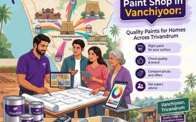 Paint Shop in Vanchiyoor: Quality Paints for Homes Across Trivandrum